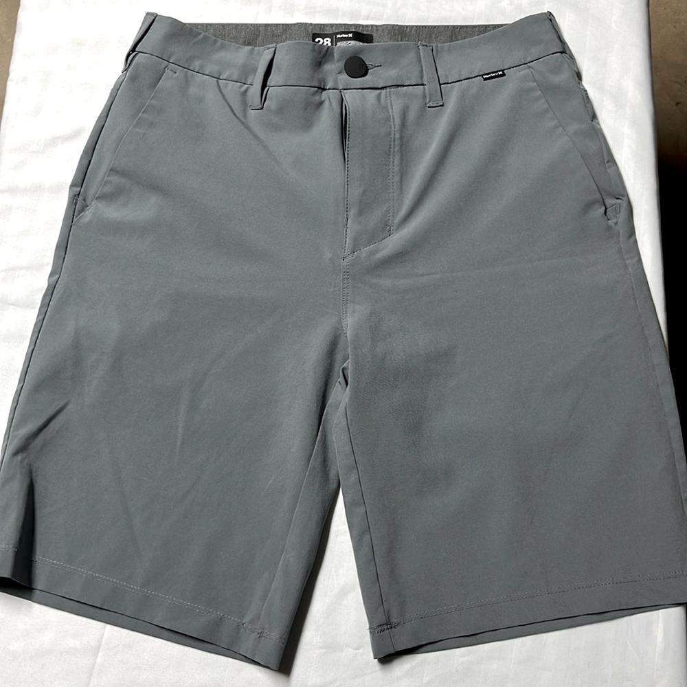 Men’s Hurley shorts, size 28, color slate.